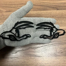 Raging Coyote Emblem Racing Badge Car or Truck,  (2) Badges,  Angry Agressive