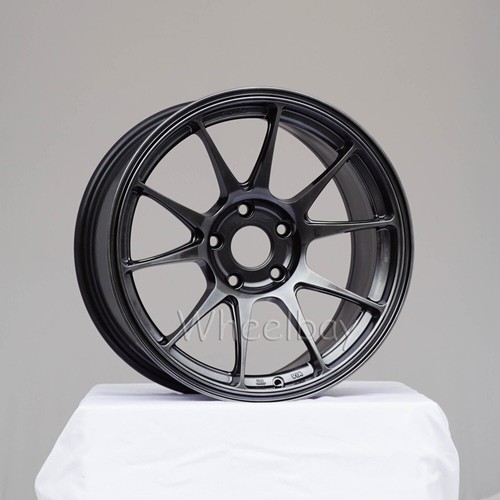 4 ROTA WHEEL TITAN 2) 17x8 45 & 2 ) 17X9 5X114.3 42 73 HYPBLK . - Picture 8 of 11