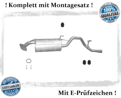 Endschalldämpfer für Honda HR-V I (GH) 1.6 16V Bj.98-05 Auspuff Montagesatz