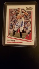 Cameron Brate Tampa Bay Buccaneers Hand Signed Autographed Score Card