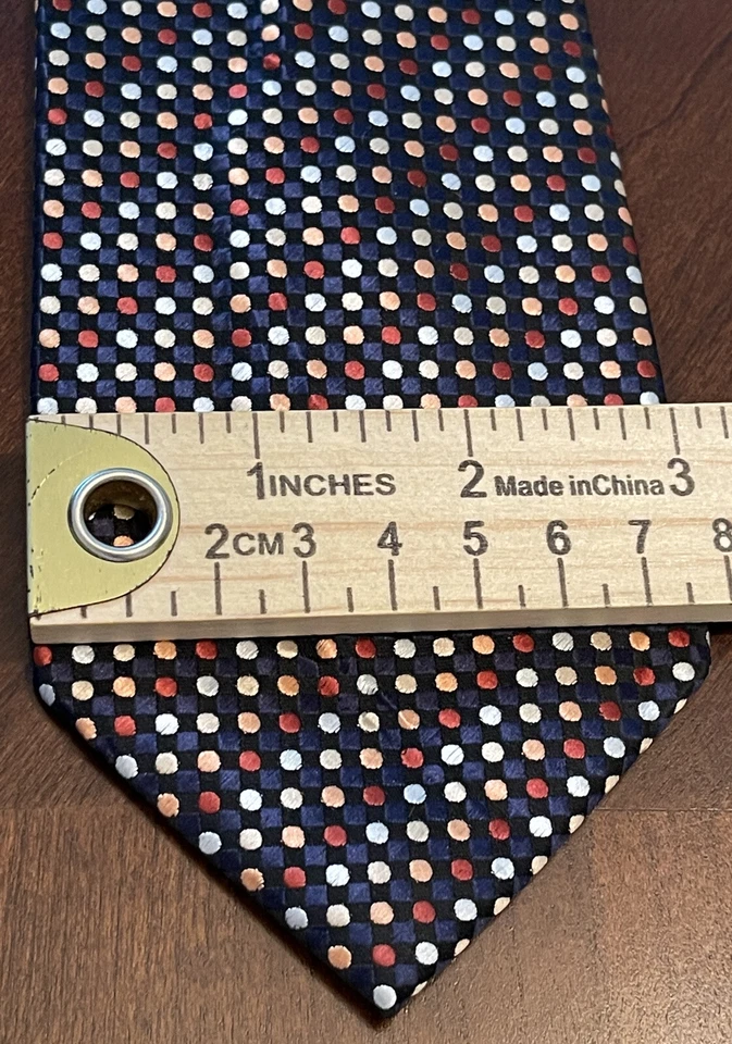 Corbata Bill Blass Essentials hecha a mano 100 % poliéster para hombre hecha en China Foto 4 de 4