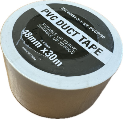 PVC Kanalband Dichtung 48 mm x 30 Meter Länge weiß Kanal Belüftung