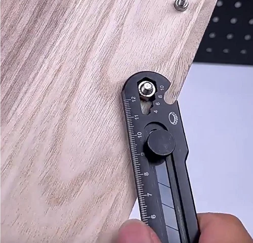 Neu 6 in 1 Stainless Steel Utility Kni art knife Kunstmesser Schwarzes Messer DE - Bild 2 von 10