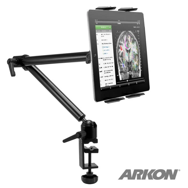 ARKON TAB802 Soporte de abrazadera de escritorio o tableta de alta resistencia para iPad y MÁS Foto 2 de 4
