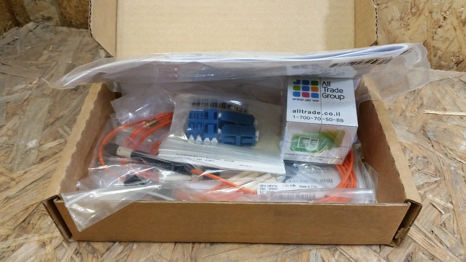 5X IBM BladeCenter Optical Pass-thru Module LC Cable Mfr P/N 73P6033  - Image 2 of 3