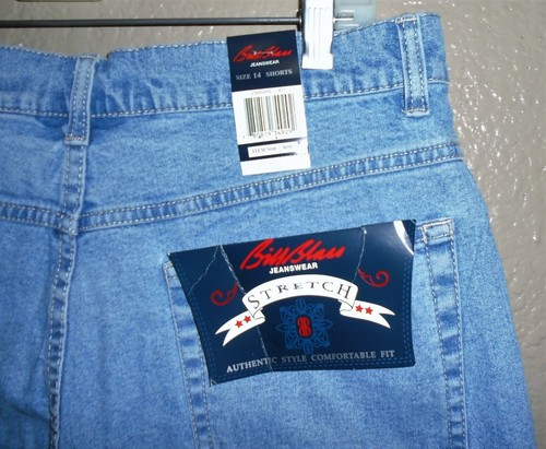 Bill Blass Casual Jean Shorts Women's 14 High Waisted Blue Denim Pants NWT - Picture 6 of 12