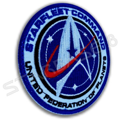 STARFLEET COMMAND - UFP - DISCOVERY PREMIUM TEXTIL AUFNÄHER PATCH mit KLETT