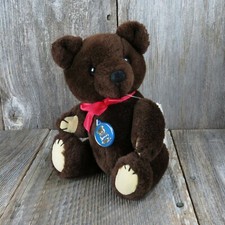 Vintage Brown Teddy Bear Plush Stuffed Animal Dakin Theodore 1981 8 Inch Jointed