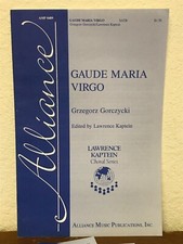  LOT OF 15 GAUDE MARIA VIRGO by G. Gorczycki - Alliance SATB Choral Octavo