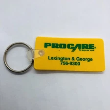 Procare Automotive Service Rubber Advertising Keychain - Mansfield, OH