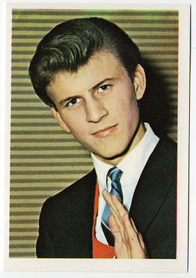 1960s German Film Star Card #89 US Rock and Roll Sänger Bobby Rydell