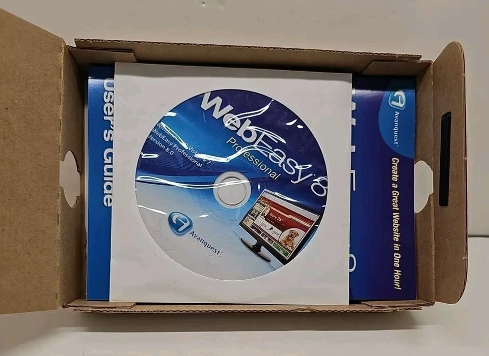 Avanquest WebEasy 8 Professional No Programming Required 500+ Templates NEW - Image 2 of 4