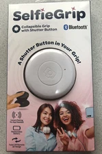 Oncore Innovations Selfie Grip, Collapsible Phone Grip Shutter Button Bluetooth 