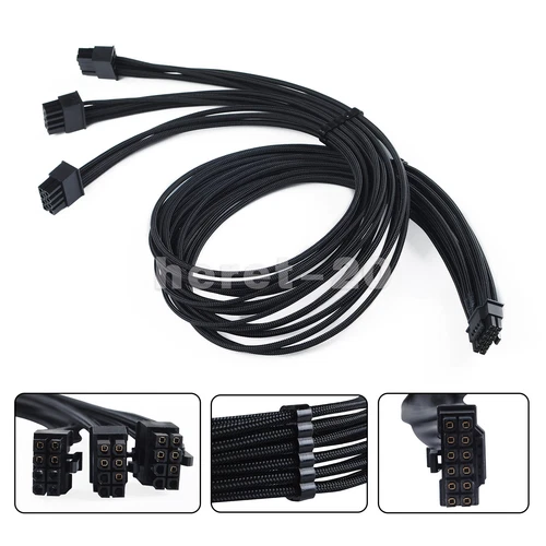  Mini cable de GPU de 16 pines a 24 (3x8) pines para RTX 4090 EVGA 650 750 850 1000GQ