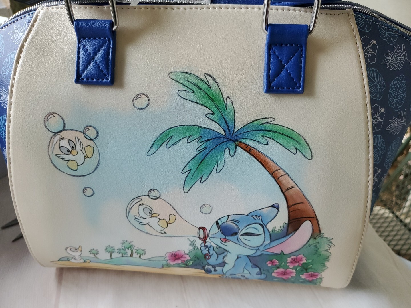 Loungefly Disney Lilo & Stitch Bubbles Satchel Bag Purseducklings NEW