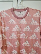 adidas Multi Sport Cotton Tee Shirt Multi Logo Size Large Tall NWT Orig 30