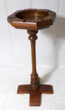 Arts & Crafts Wood Hammered Copper Mission Stickley Era Standing Ashtray