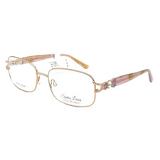 Sophia Loren BR81 Natural 003 Eyeglass Frame 56 17 135