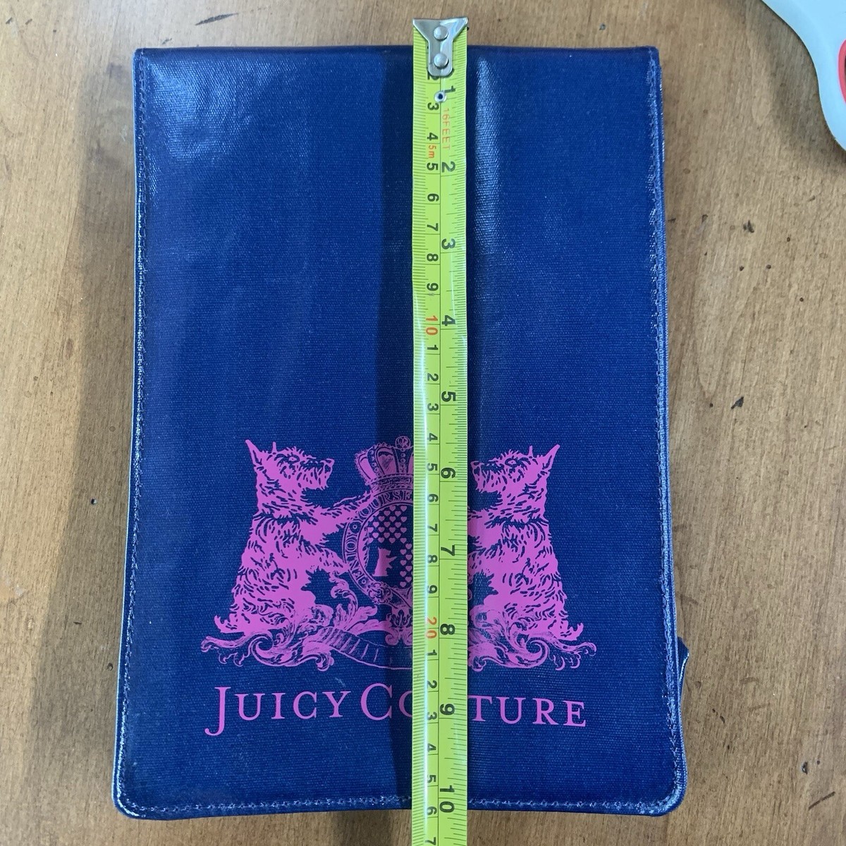 Juicy Couture ケース ネイビー Amazon.com: Juicy Couture Blue Makeup Bag Cosmetics