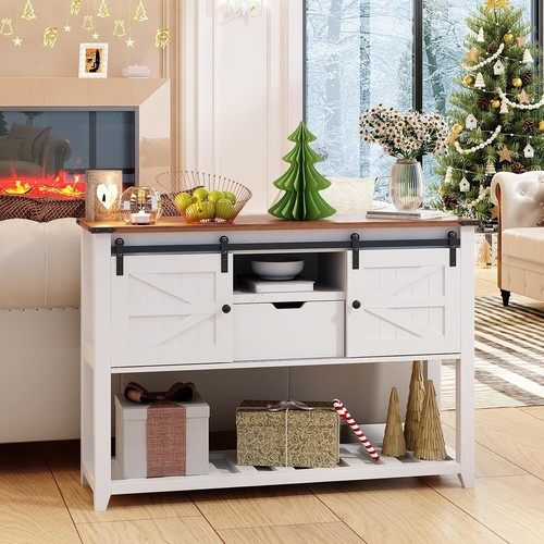 Konsolentisch Sideboard Eingangstisch Flurtisch Holz Sofatisch für Wohnzimmer - Bild 9 von 19
