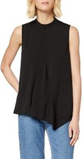 French Connection Abena Light Mock Neck Women (Black) Sleeveless Top NOW £20.00