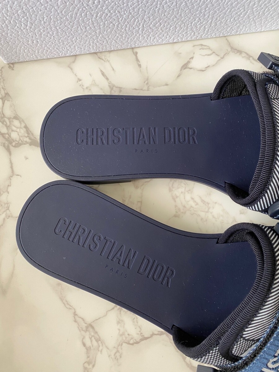 New Christian Dior DIO(R)EVOLUTION Slide Sandal Mules Slides Flats