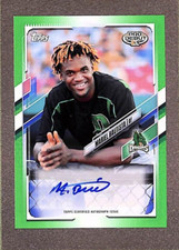 2021 Topps Pro Debut #PD-90 Mariel Bautista Rookie RC Auto Green Parallel SP #99