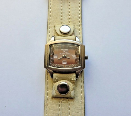 Kahuna Ladies Brown Quartz Watch, Original Beige Leather Strap, Japanese Movt. - Picture 3 of 10