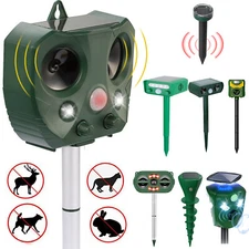 8 Types Solar Ultrasonic  Dog Cat Skunk Deer Raccoon For Garden
