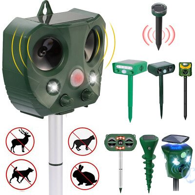 Solar , Ultrasonic , Cat Repellent Outdoort