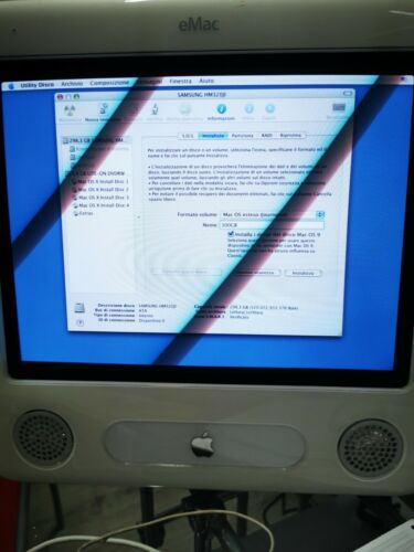 Apple eMac G4 PowerPC 700MHz 1Gb RAM 320GB HDD Geforce2 MX OS X 10.4.11 Wi-Fi - Afbeelding 3 van 7