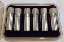SET OF 6 BRILEY STAINLESS BERETTA MOBIL CHOKE TUBES WITH CASE SPORTING CLAYS