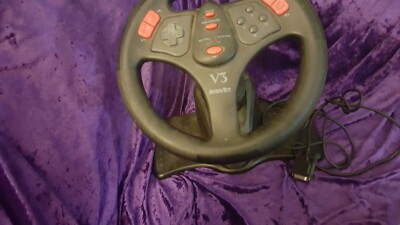 InterAct Accessories V3 (SV280) Racing Wheel VINTAGE COMPUTER CONTROLLER - PC !!