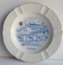 Souvenir Ashtray Wurtzburg Winterling Bavaria Germany 