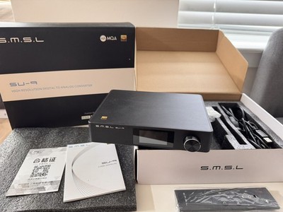 SMSL SU-9 DAC ES9038PRO Balanced HiFi Decoder Bluetooth LDAC w/ Original Box