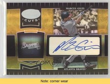 2004 Leaf Certified Cuts Marble Gold Signatures 7/25 Marcus Giles Auto READ 0o9