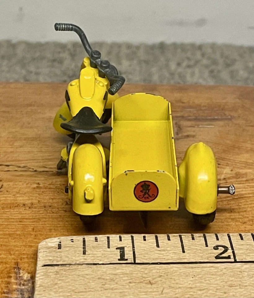 TEKNO DENMARK #764 Harley Davidson 摩托车 带 SIDECAR 罕见 — 第 3/4 张图片