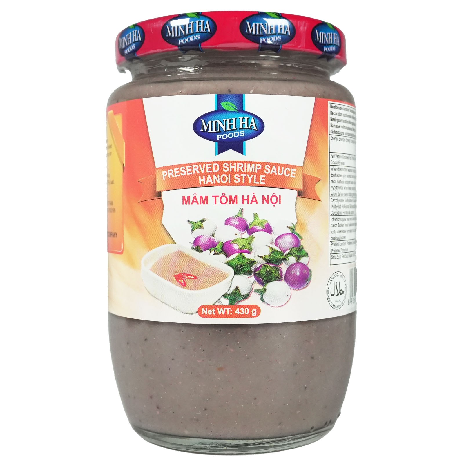 Minh Ha Shrimp Sauce Mam Tom Ha Noi Shrimpspaste Garnelenpaste stinkt 430g
