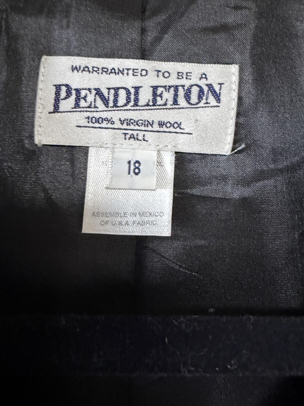 Pendleton Jacket Womens 18 Tall Gray Wool Skirt S… - image 3