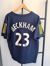 David Beckham #23 LA Galaxy Adidas Jersey Style Shirt Men’s M Navy MLS