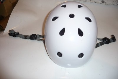 Kinder Fahrradhelm Oxelo Decathlon Weiss,  Gr. 50-54