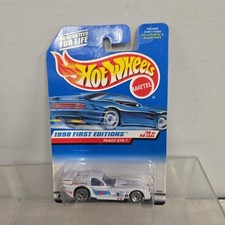1998 Hot Wheels #657 First Editions 19/40 PANOZ GTR-1 White Lace Spoke 1/64