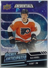 2022-23 Upper Deck Credentials Olle Lycksell Rookie Highly Anticipated #HA-45 RC