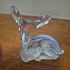 Fenton Opalescent Glass Fawn Deer Figure