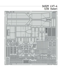 Eduard 1/35 LVT-4 Landing Vehicle Tracked Photo-etched Detail set for Italeri
