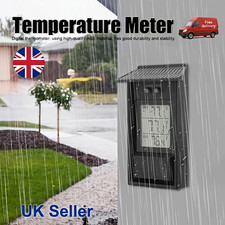 Digital Outdoor Thermometer Waterproof Temperature Gauge for Garden Greenhouse