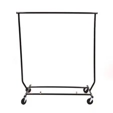 Rolling Collapsible Salesman Rack - (48"W X 24"D X 56-66"H)
