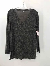 Pre-Owned Splendid Grey Size Small Long Sleeve Blouse