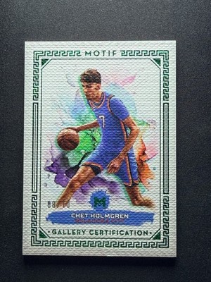 Chet Holmgren 2024-25 Topps Motif Green 8/10 #8