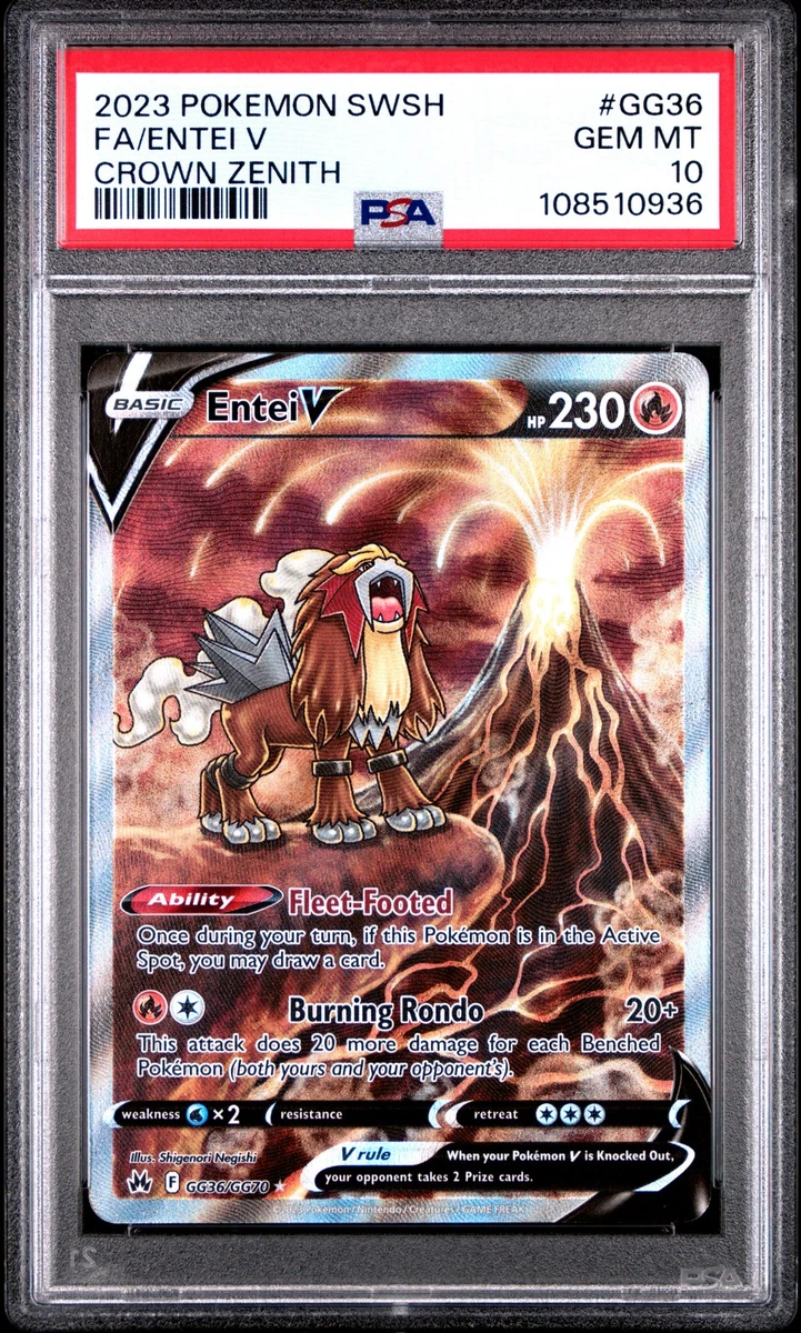 Entei Pokmon TCG Ultra Rare Individual Collectible Card Game Cards for  sale - eBay